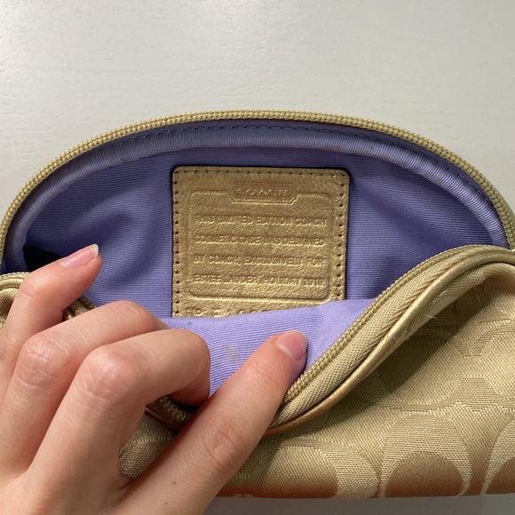 Small Coach Cosmetic Bag - Picture 3 of 3
